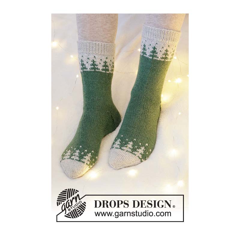 Forest Spell Socks - FREE Knitting Pattern (PDF Download)