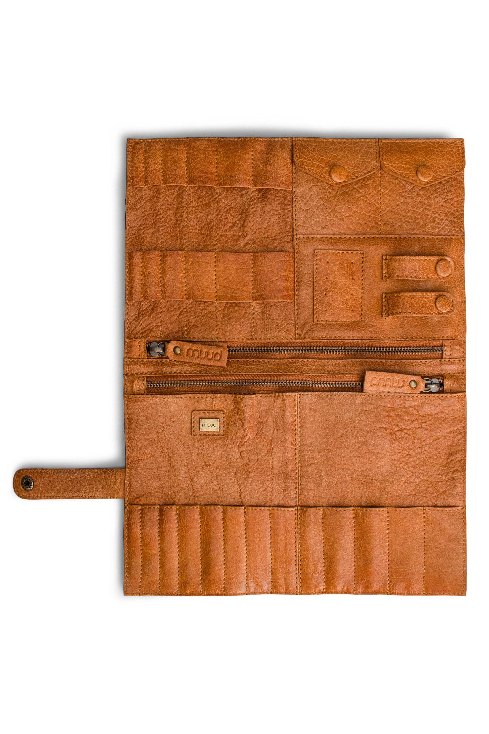 muud Billie Etui -Leather case for crochet hooks and knitting needles