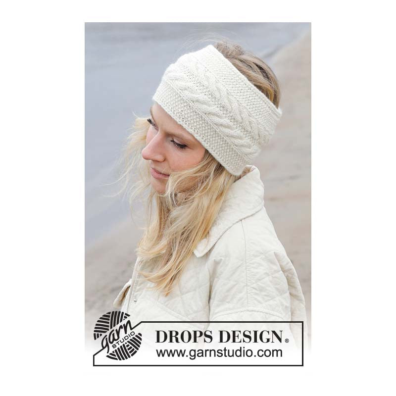Drops - Double Twist Headband - FREE Knitting Pattern (FREE PDF Download)