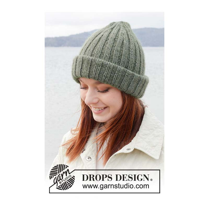 Drops - Forest Grove Hat - Knitting Pattern (FREE PDF Download)