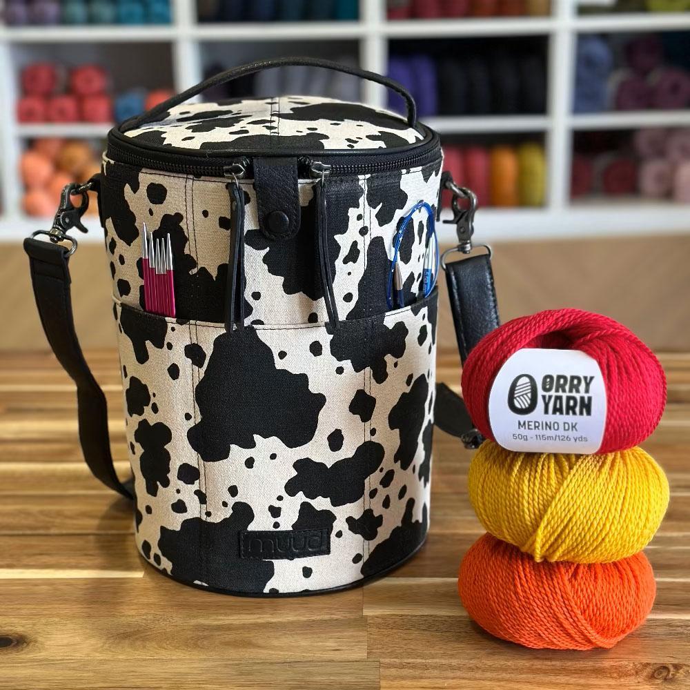 muud Saturn XL - Canvas Project Bag for Knitting & Crochet