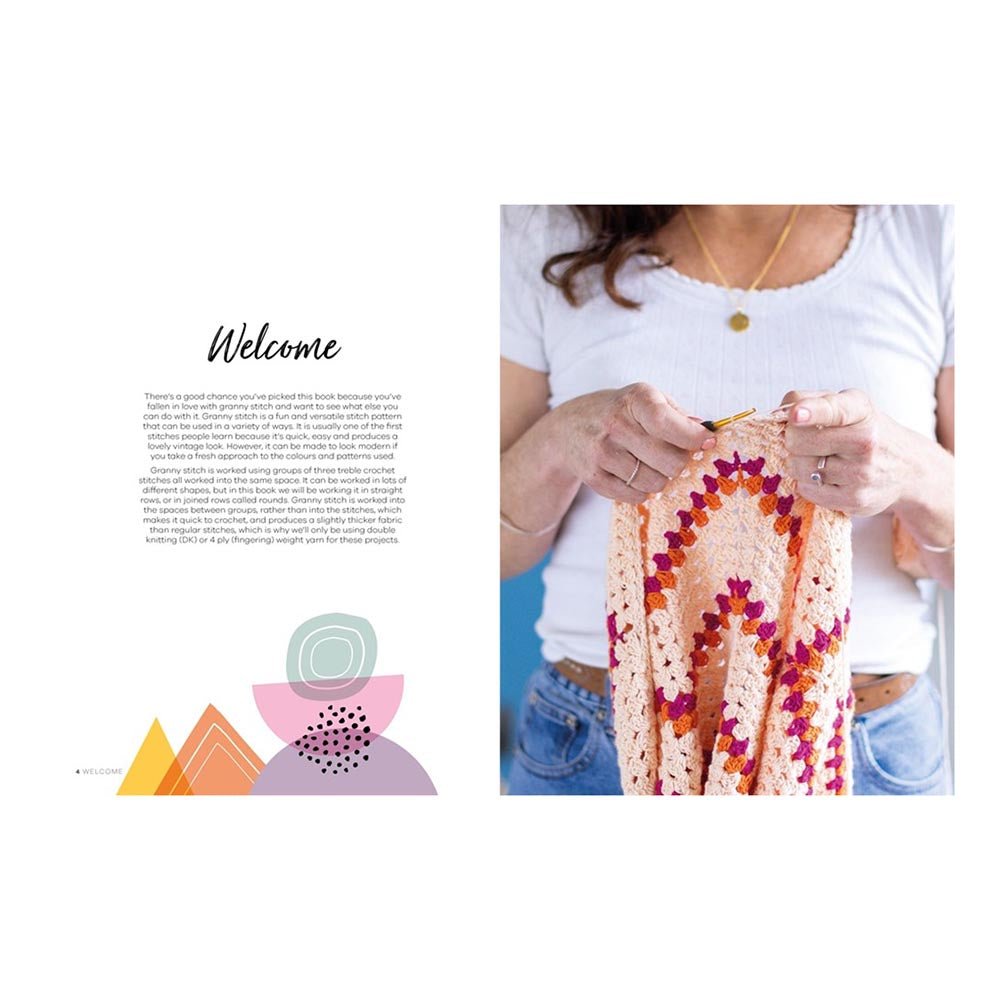 Crochet au point de grand-mère moderne