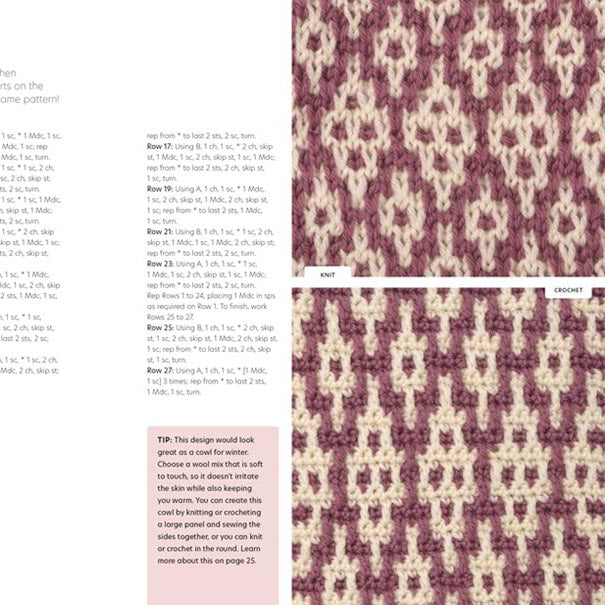 Mosaic Chart Directory for Knitting and Crochet