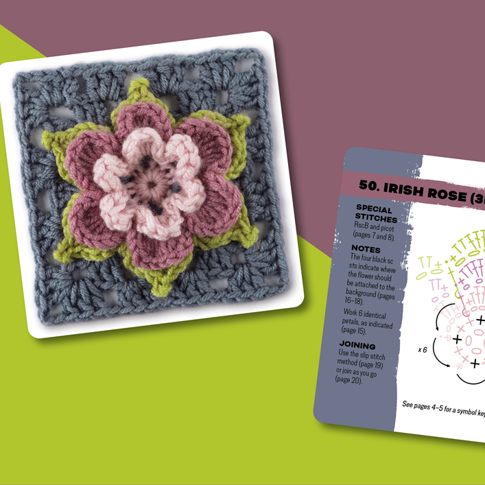 The Granny Square Flowers Card Deck