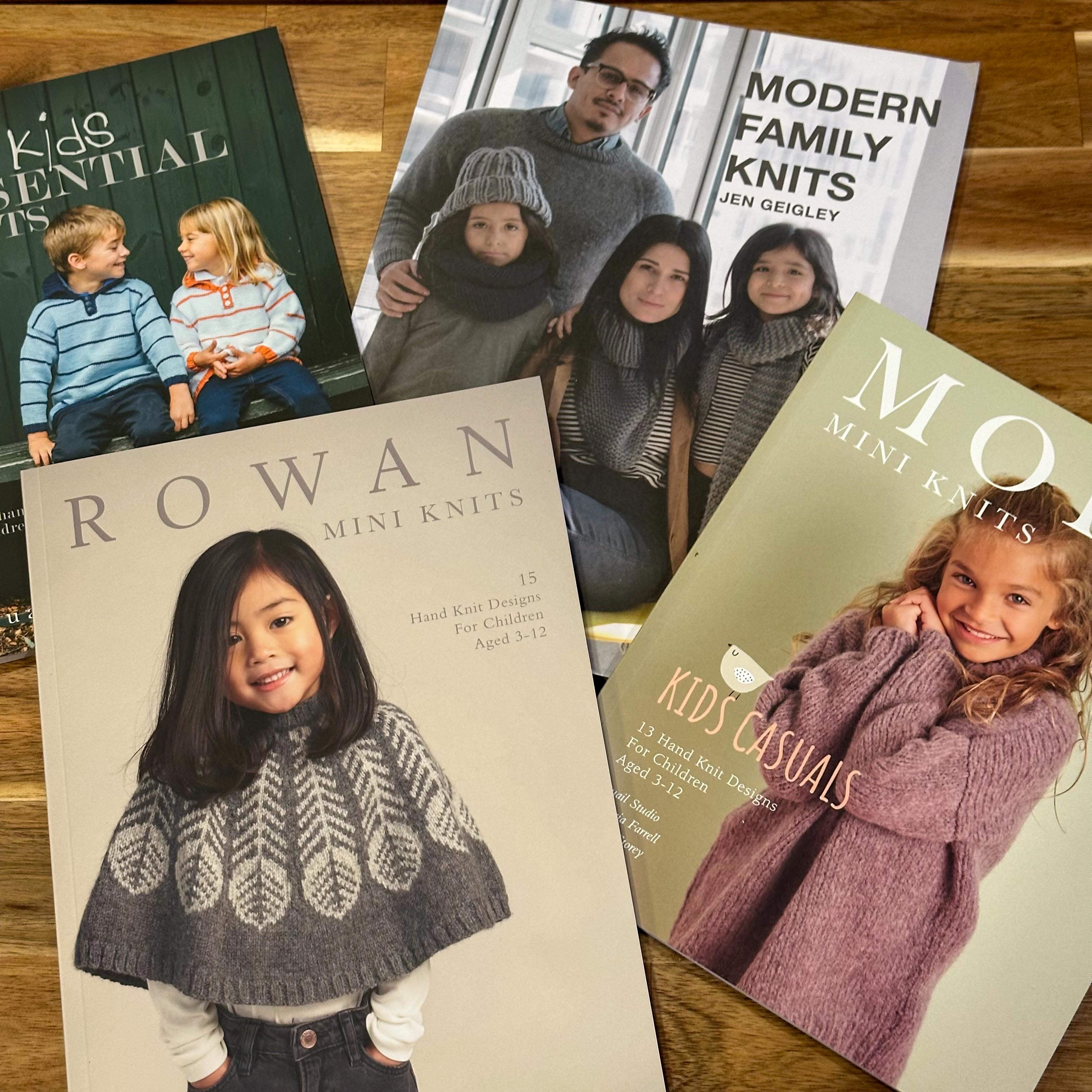 Rowan Children’s Knitting Book Bundle – 4 Pattern Books for Kids