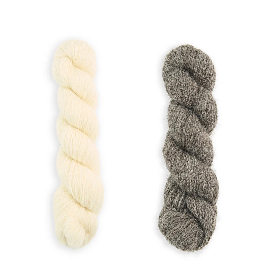 Bramble & Fleece Thirsk Scarf Knitting Kit in Sheepsoft 4 Ply