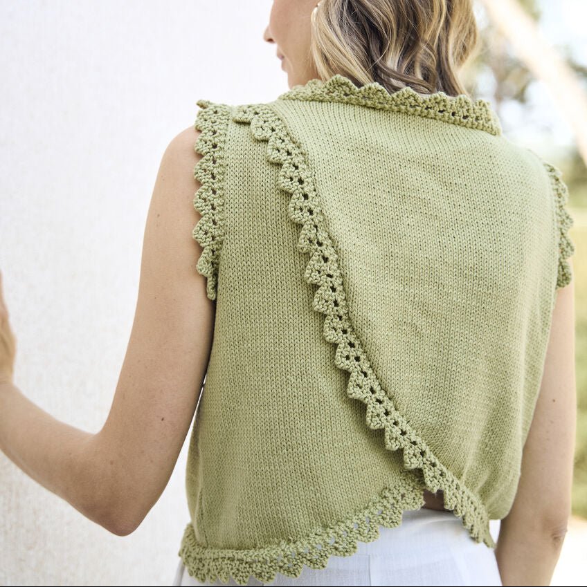 Modèle de tricot : Haut sans manches Mode chez Rowan Anker