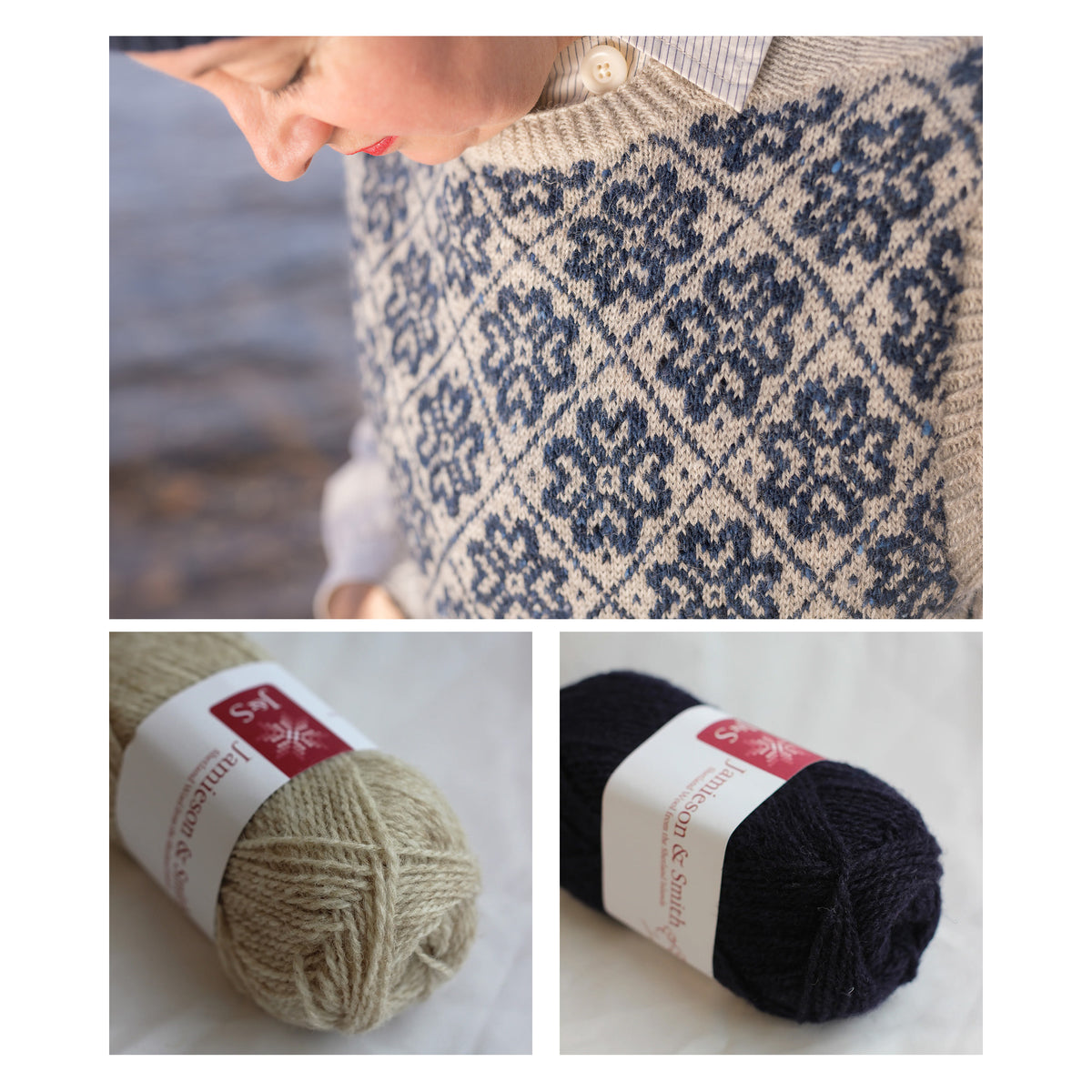 Kate Davies – Another Song / Òran Eile Vest – Knitting Kit