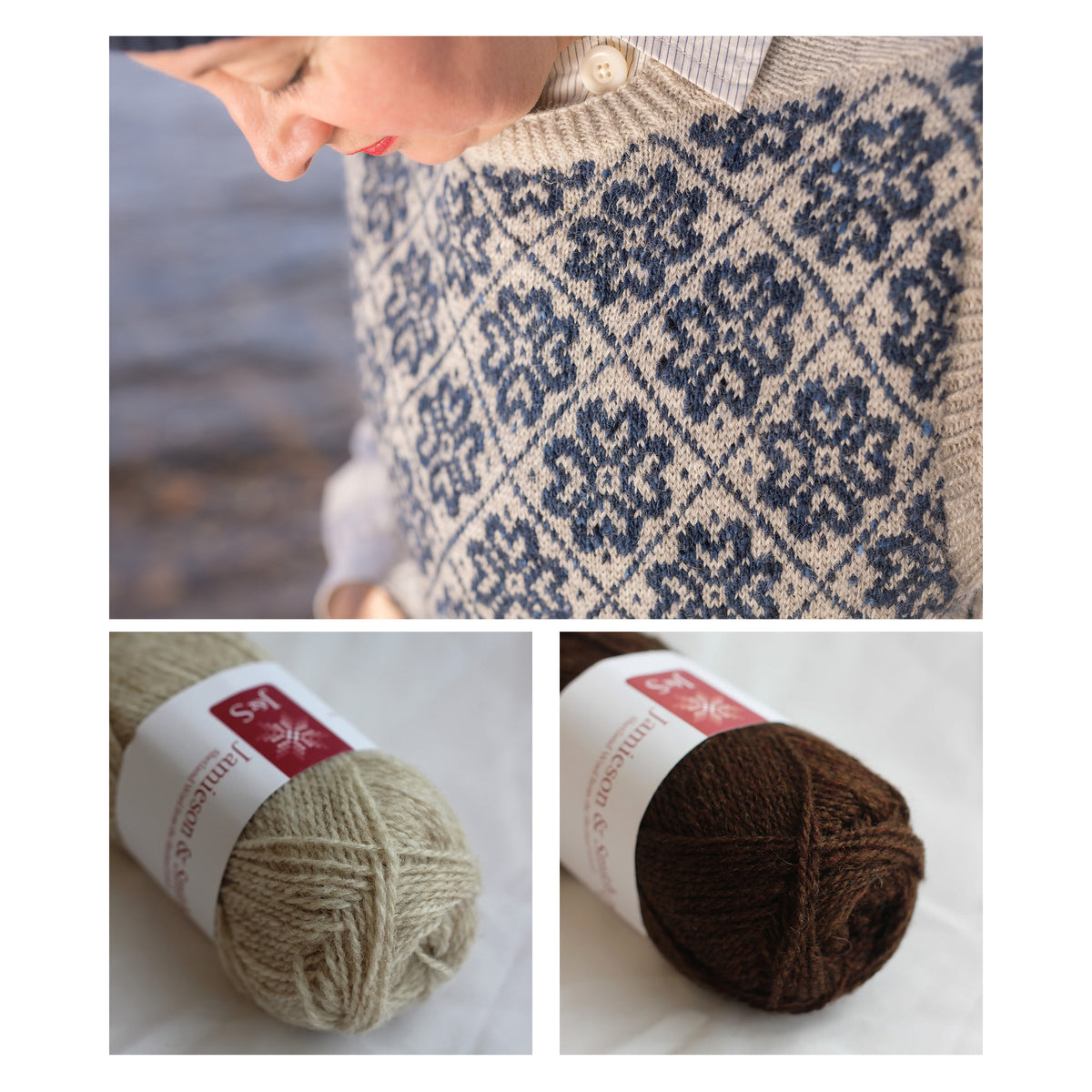 Kate Davies – Another Song / Òran Eile Vest – Knitting Kit