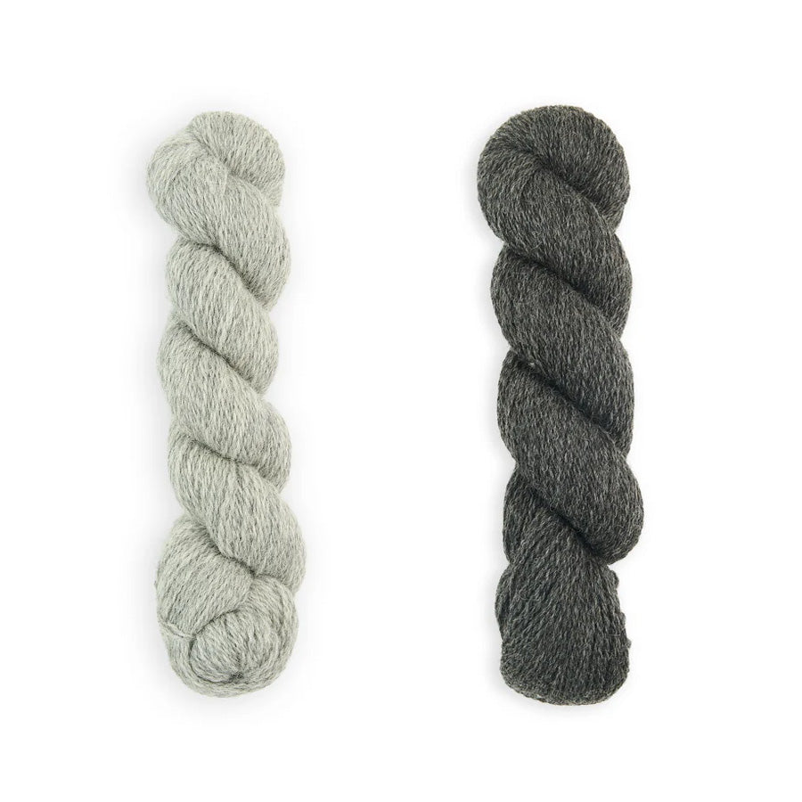 Bramble & Fleece Thirsk Scarf Knitting Kit in Sheepsoft 4 Ply