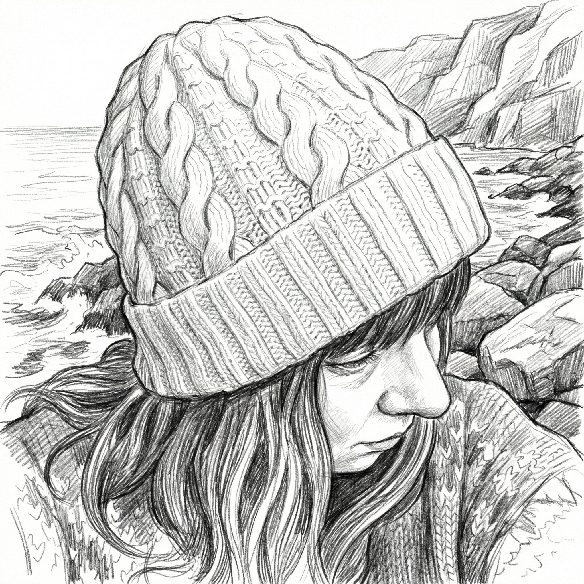 Darvel Cabled Beanie - Knitting Pattern PRE SALE