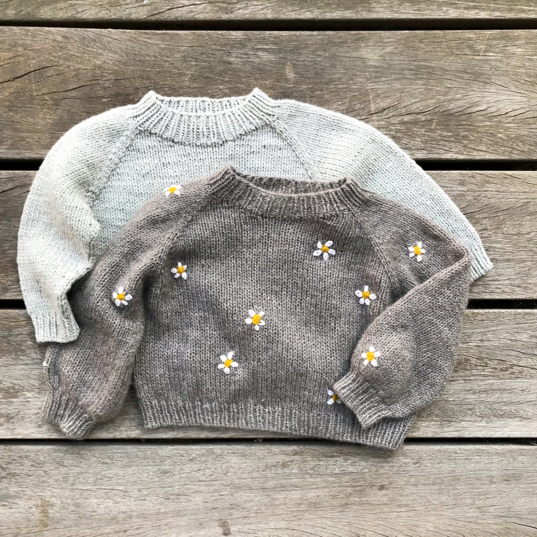 Tricot pour Olive - Pull Hans Junior - Kit de tricot en laine mérinos