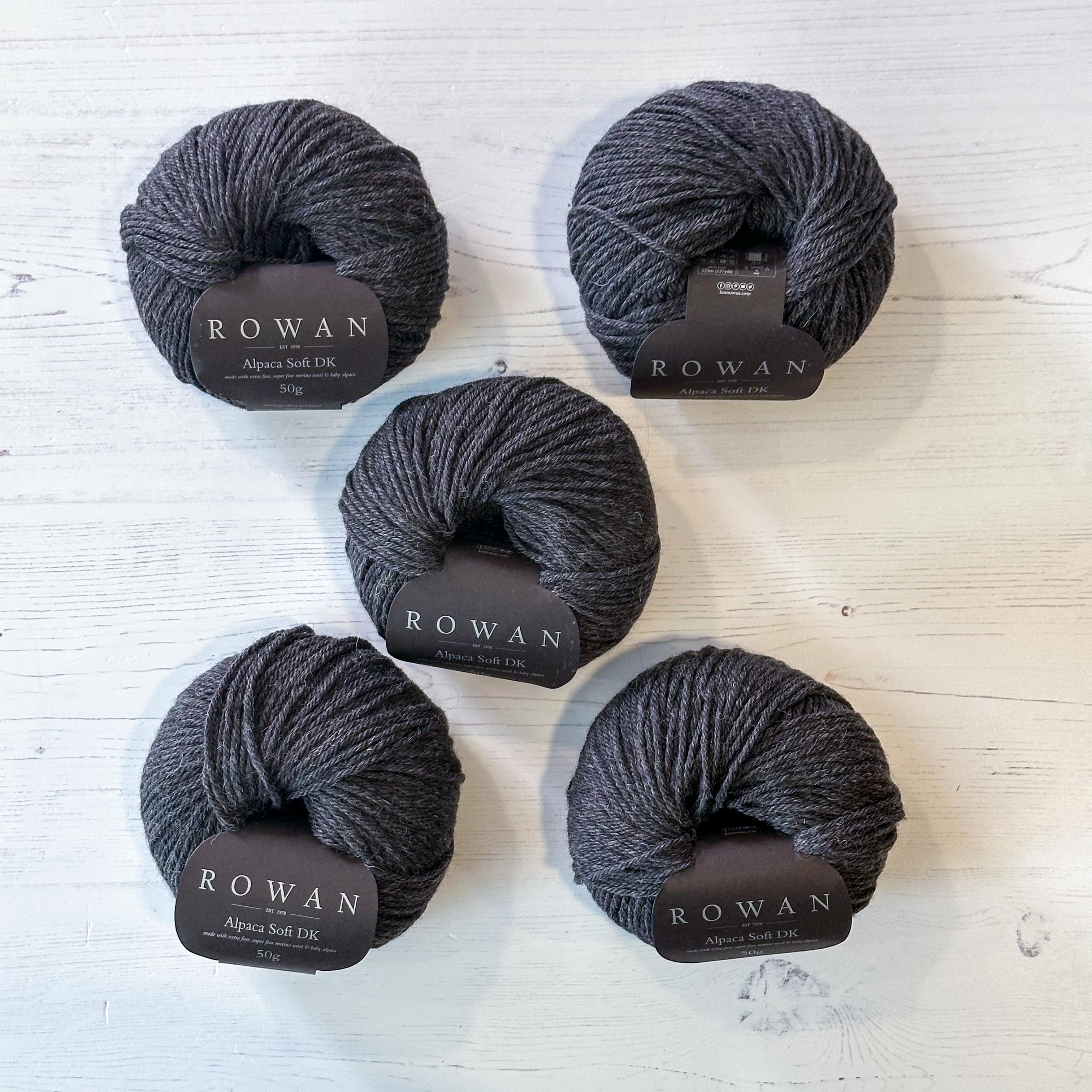 Rowan Alpaca Soft DK - 5 x 50g Classic Brown - Clearance Bundle