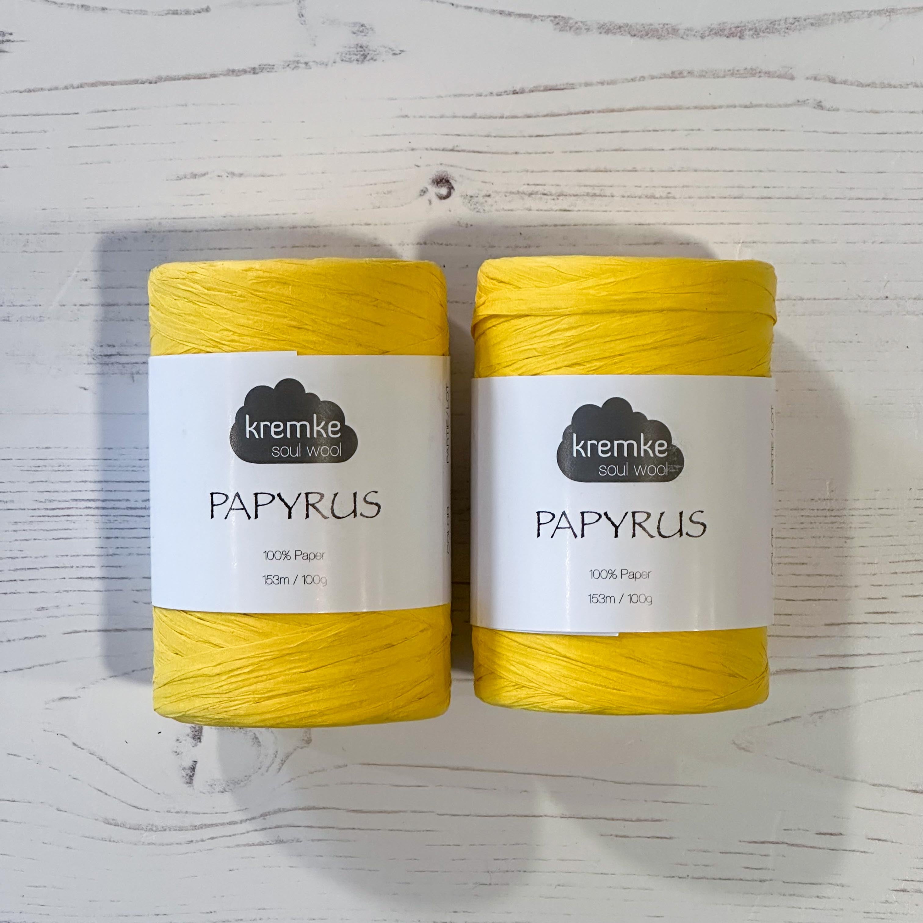 Kremke Soul Wool - 2 x 100g Papyrus - Clearance bundles