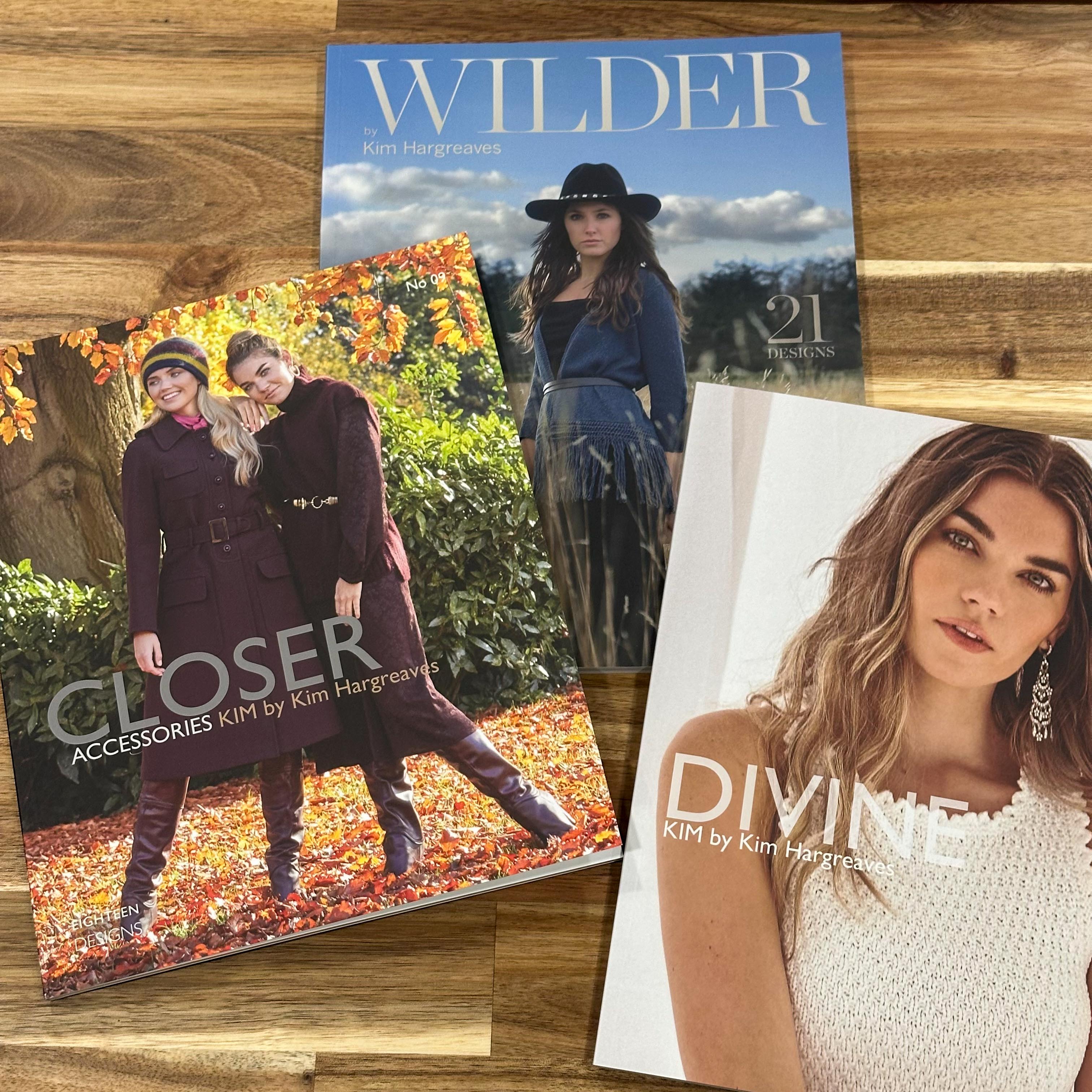 Kim Hargreaves Book Bundle – 3 Knitting Pattern Books