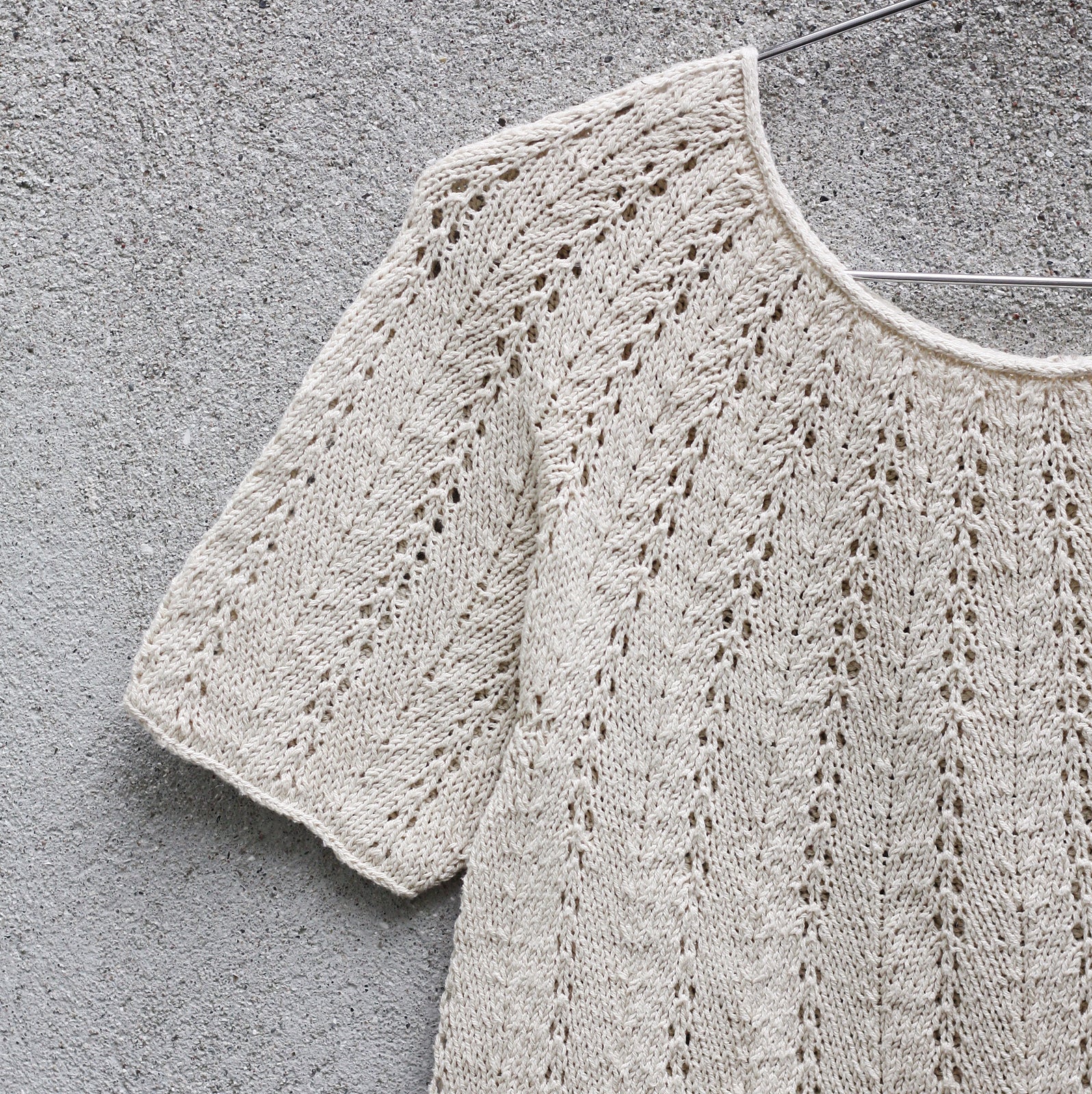 Knitting for Olive - Fern Tee - Knitting Kit in Merino