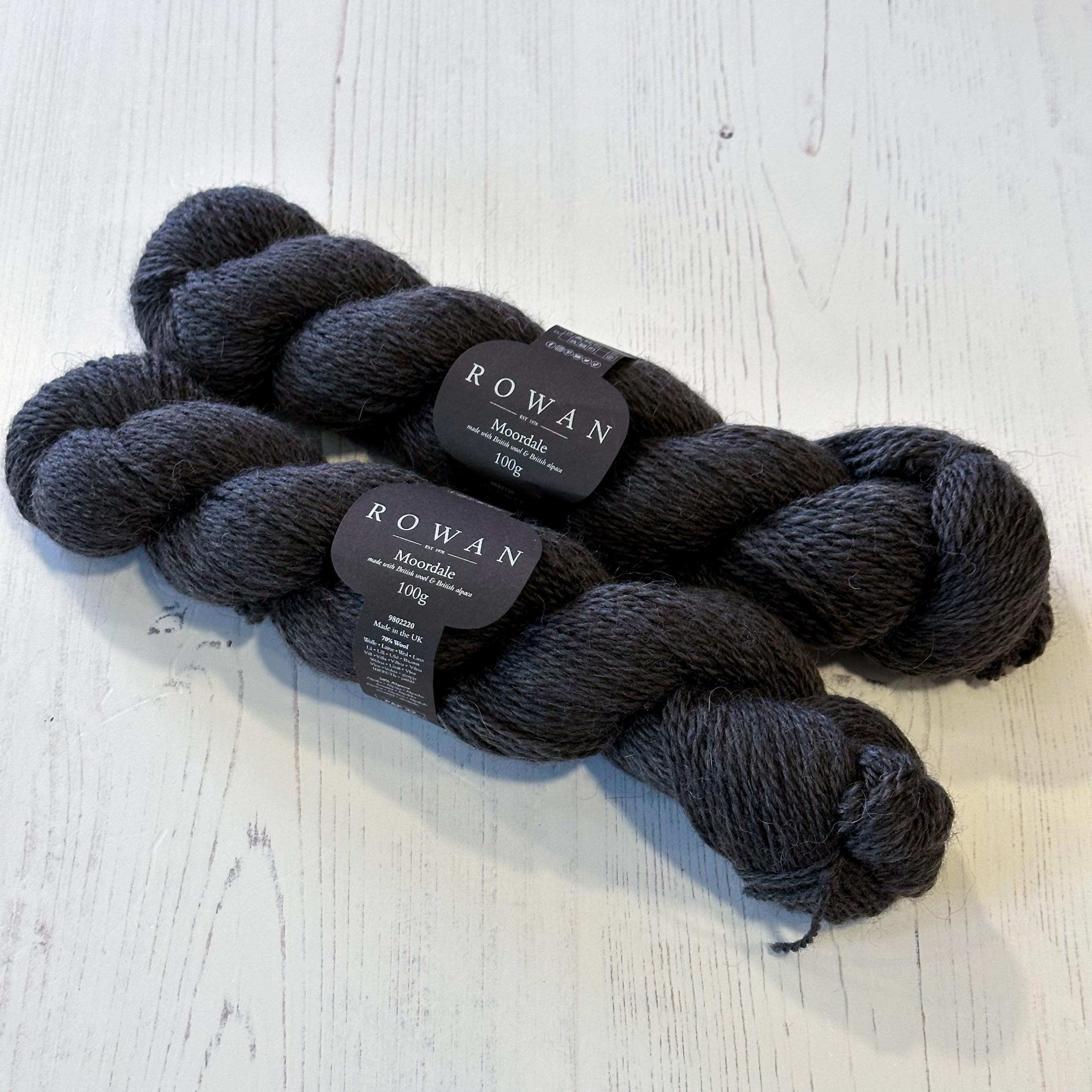 Rowan Moordale - 2 x 100g Ash 10 - End of Dye Lot Bundle