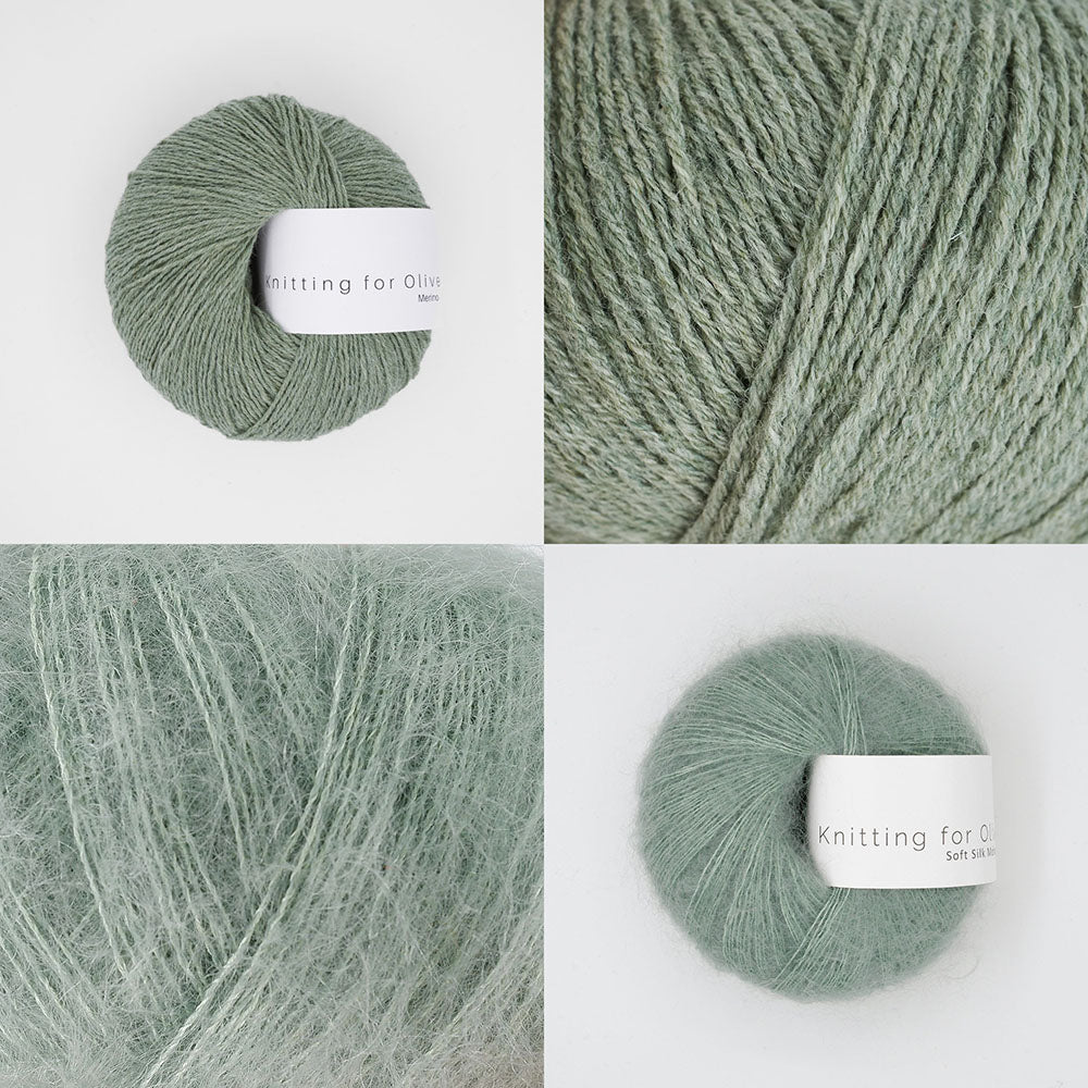 Anker's Sweater My Size Knitting Kit - in KFO Merino & Soft Silk Mohair
