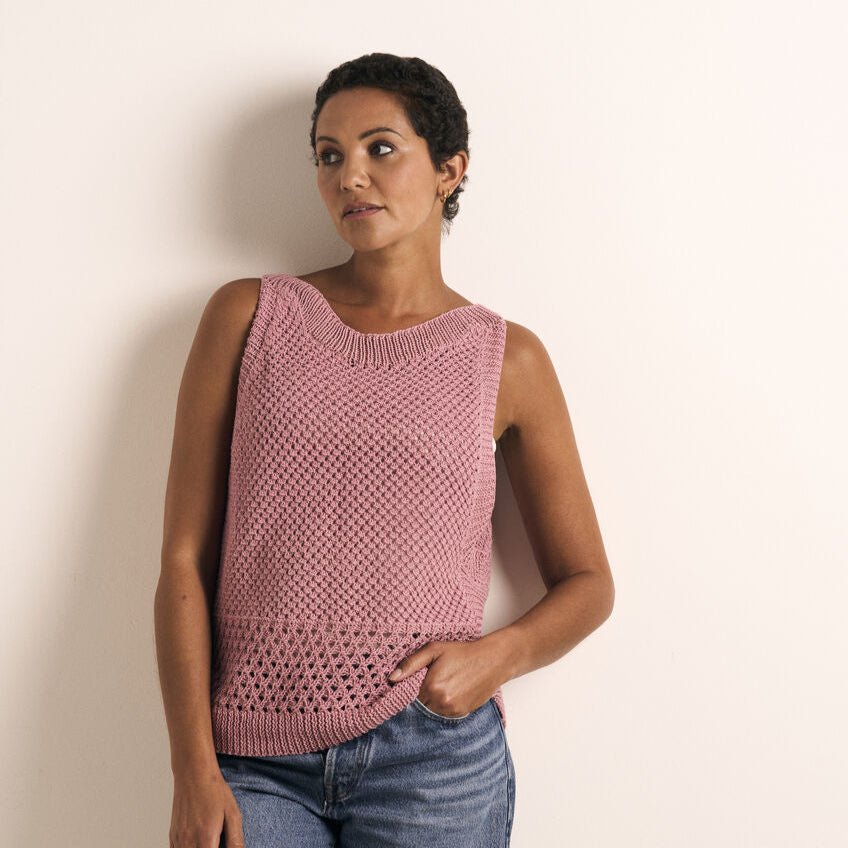 Haut sans manches Katrine - Kit de tricot