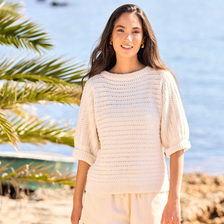 Mode at Rowan Lustre Top - Knitting Pattern