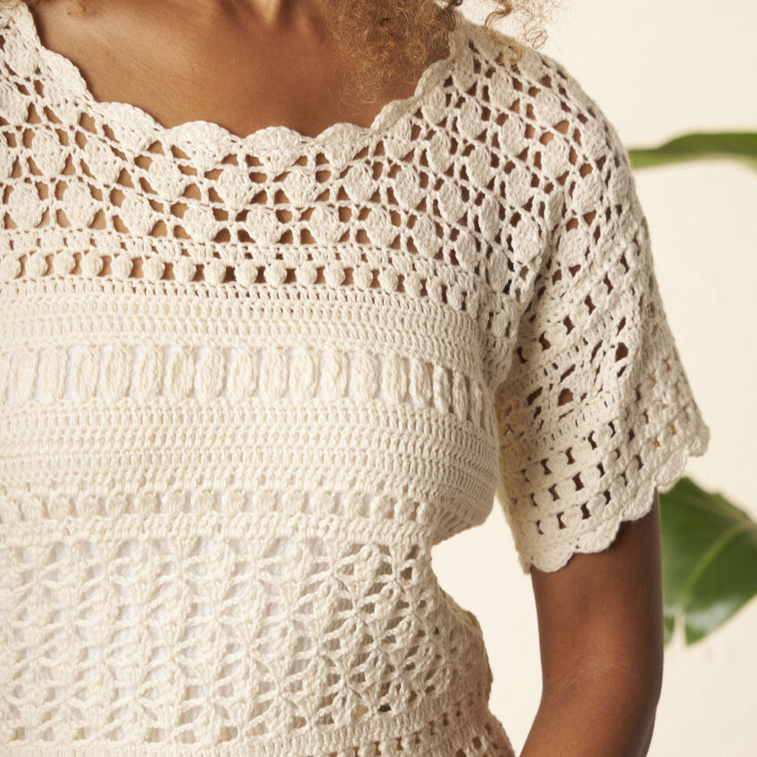 Olivia Tee - Crochet Pattern (PDF download)