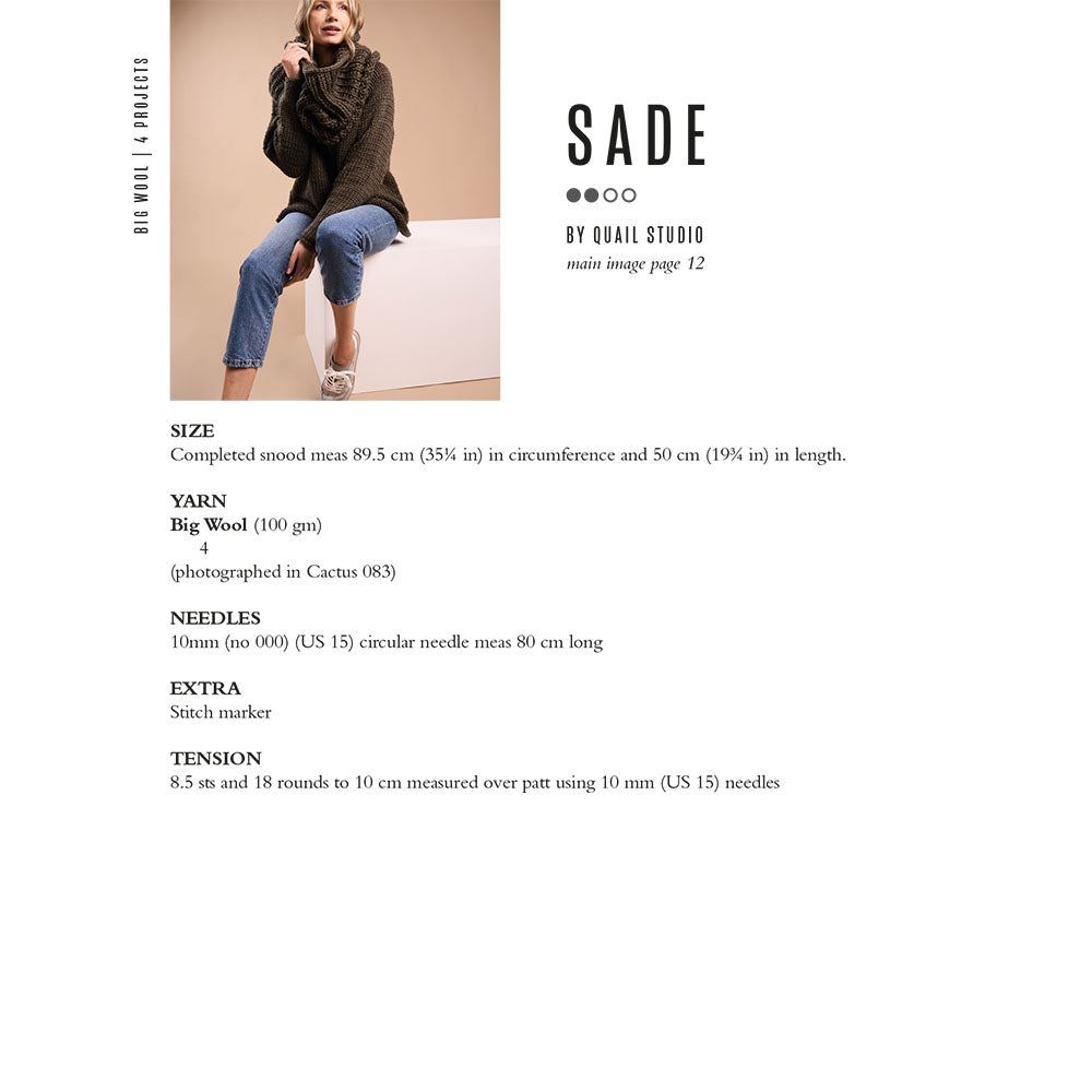 Sade Snood - Knitting Kit