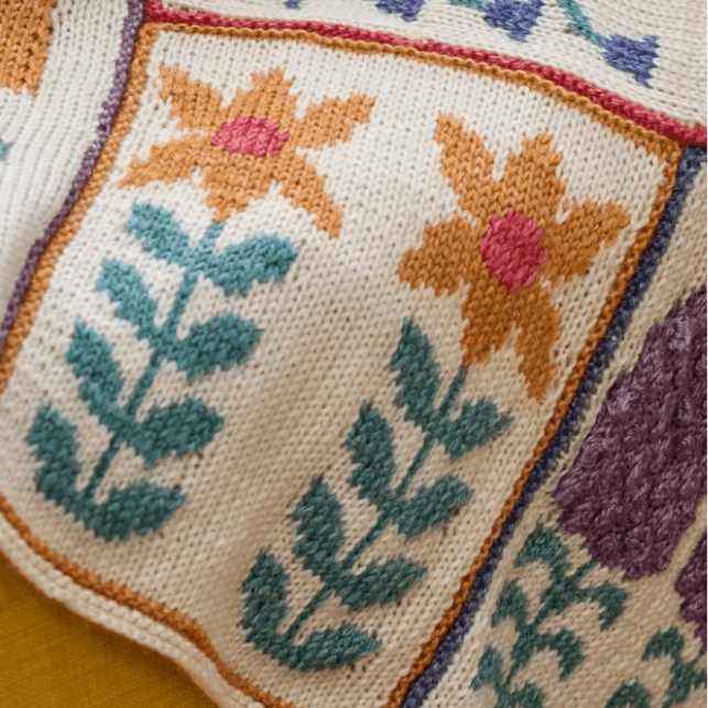 Springtime Blanket - Knitting Pattern (FREE PDF Download)