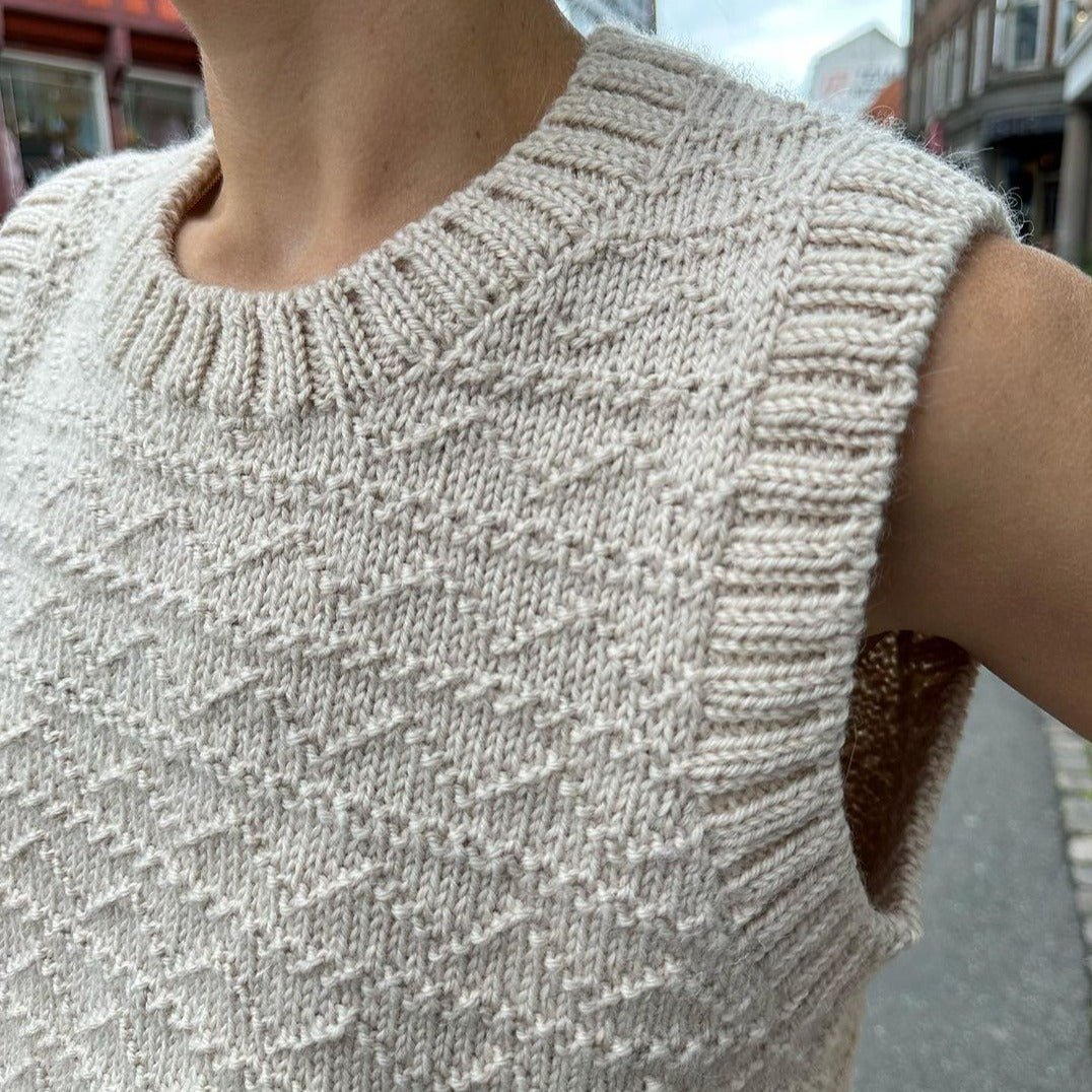 PetiteKnit Sille Slipover Knitting Kit in WYS Wool Revival