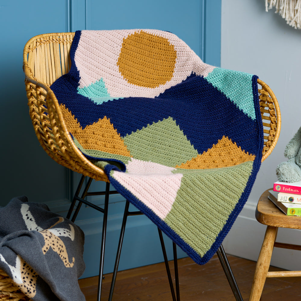 Landscape Baby Blanket - Crochet Kit