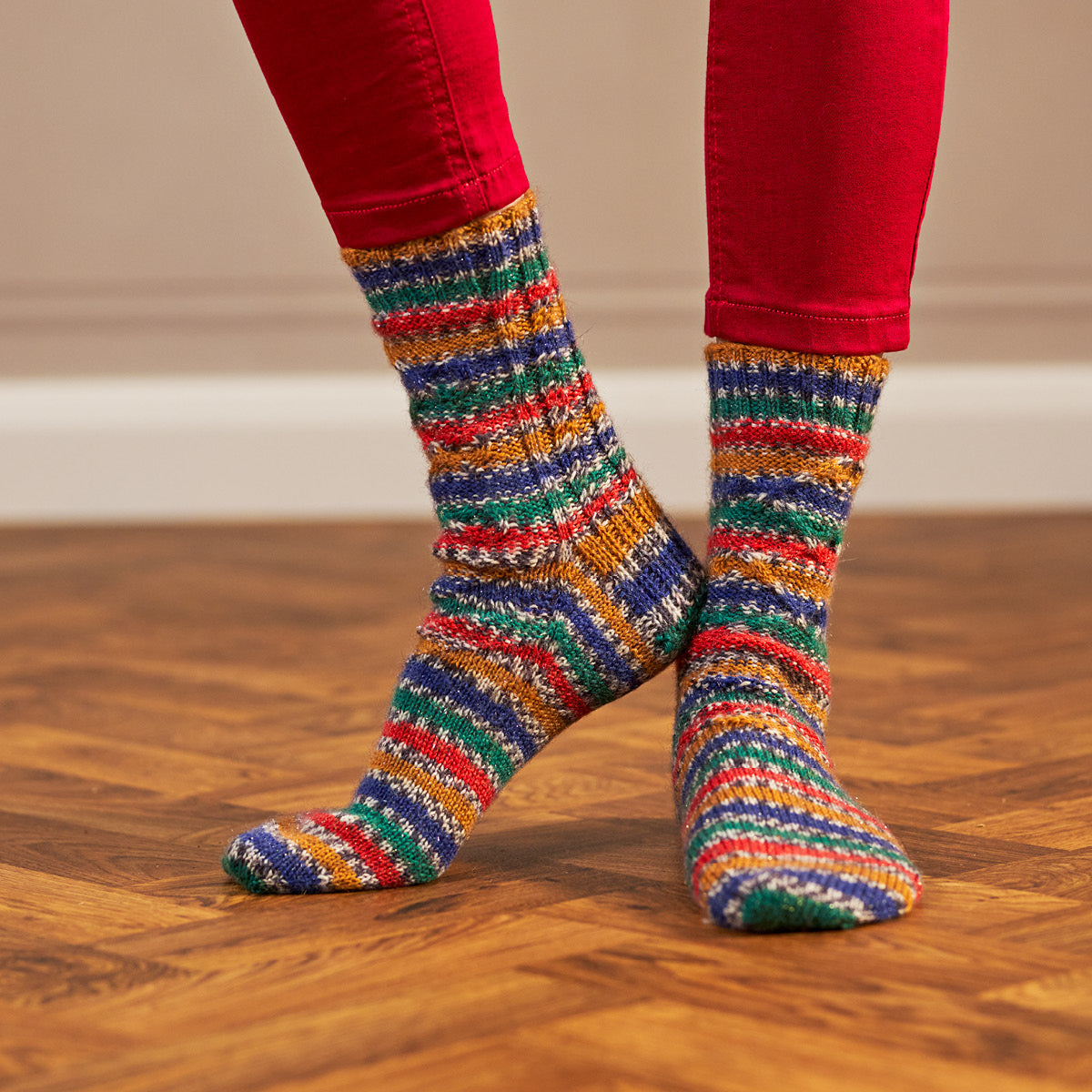 Alexander - Christmas Socks - Knitting Pattern (FREE PDF Download)