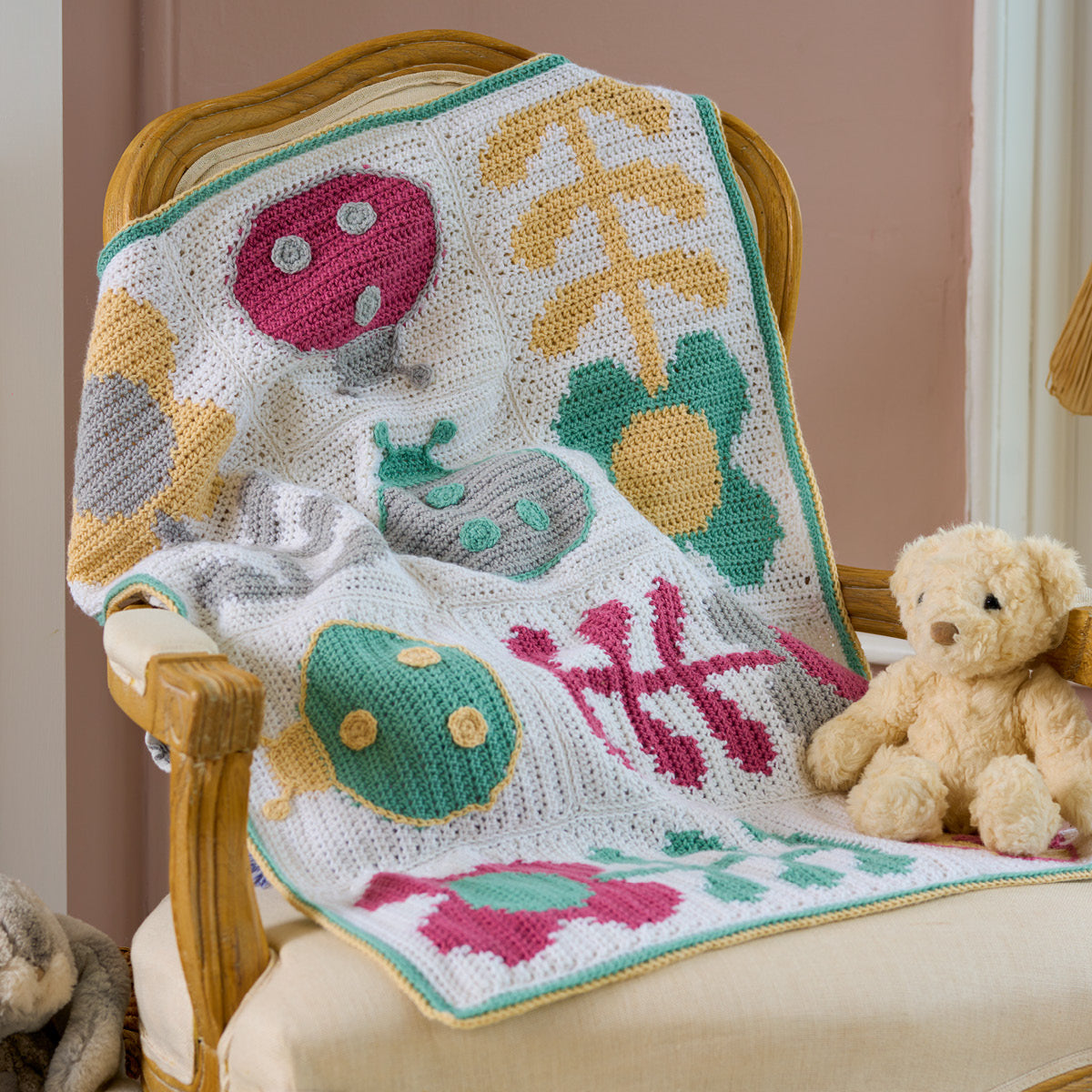 Ladybug Baby Blanket - Crochet Kit