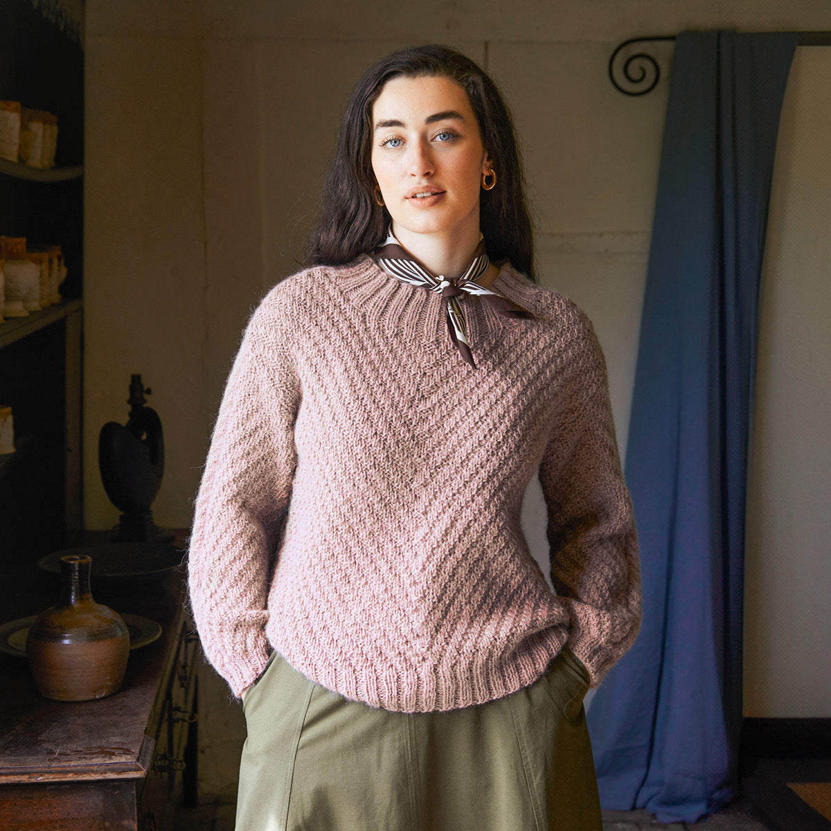 Pull Guenièvre WYS - Kit de tricot