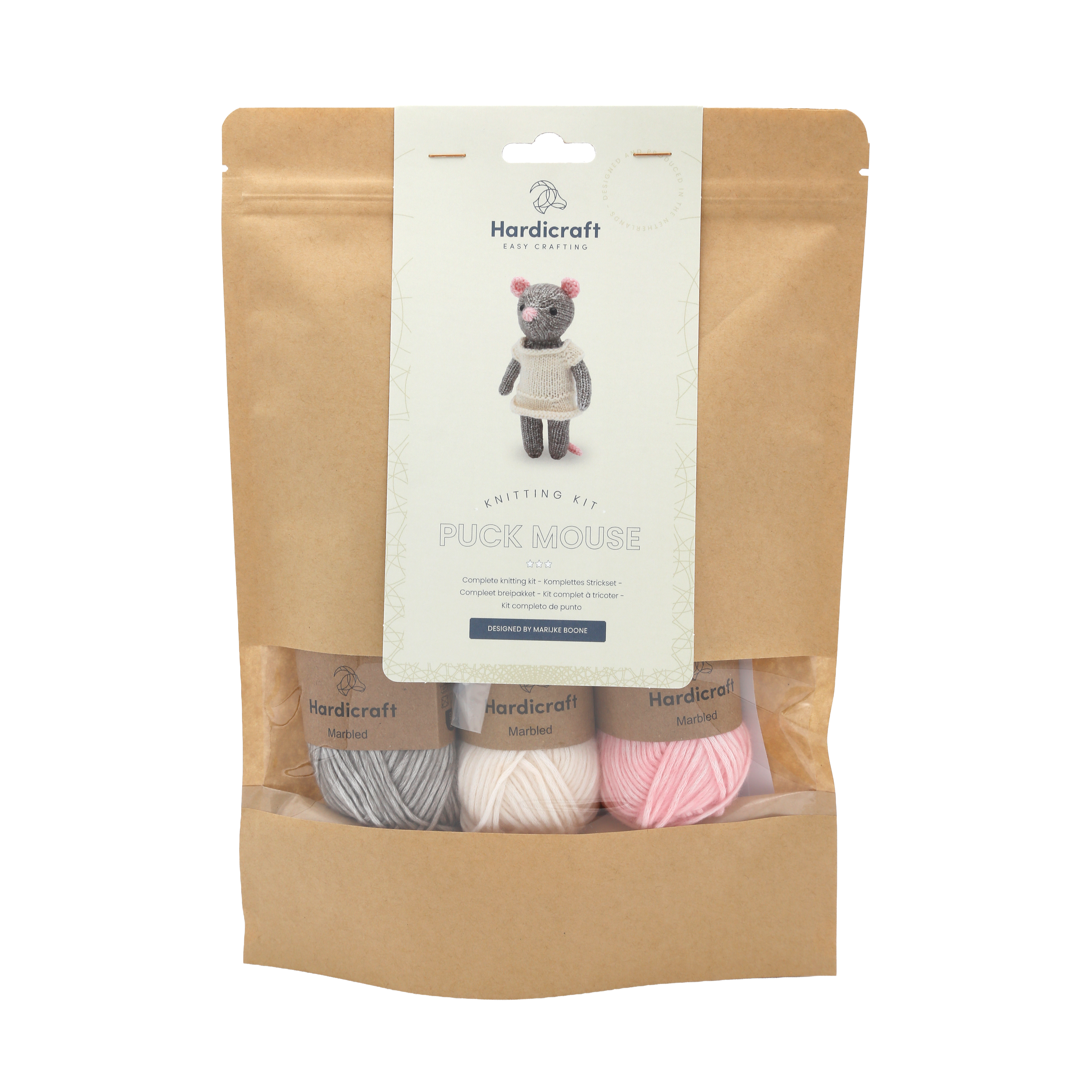 Hardicraft - DIY Knitting Kit - Puck Mouse