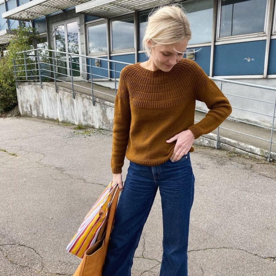 Pull Anker PetiteKnit à ma taille – Modèle de tricot