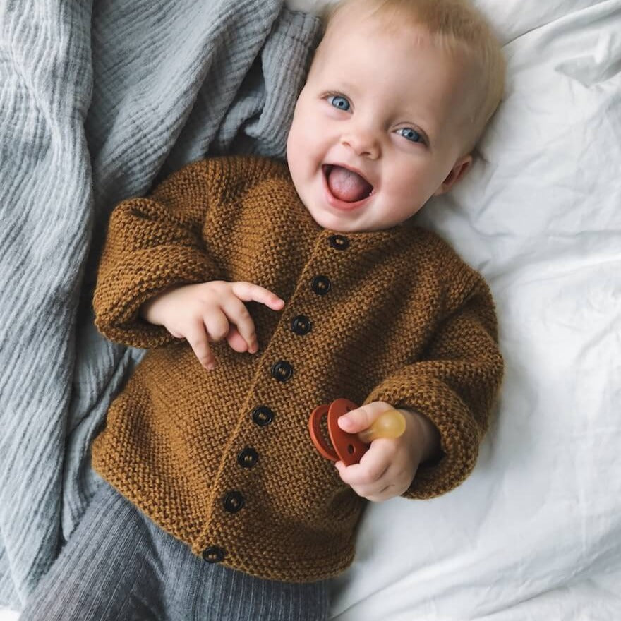 Kit de tricot de veste pour débutant PetiteKnit en WYS Bo Peep