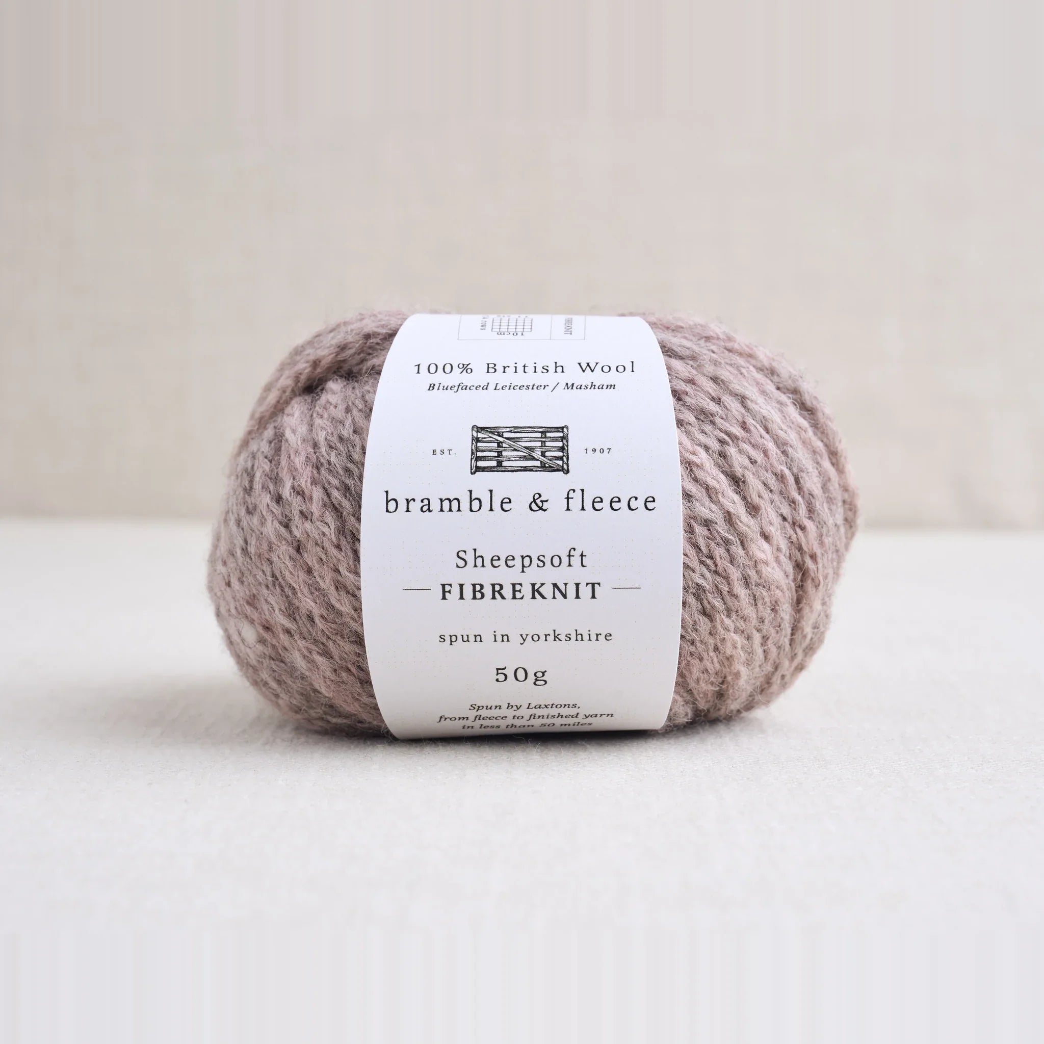 Balls of Bramble & Fleece Sheepsoft Fibreknit chainette British wool yarn