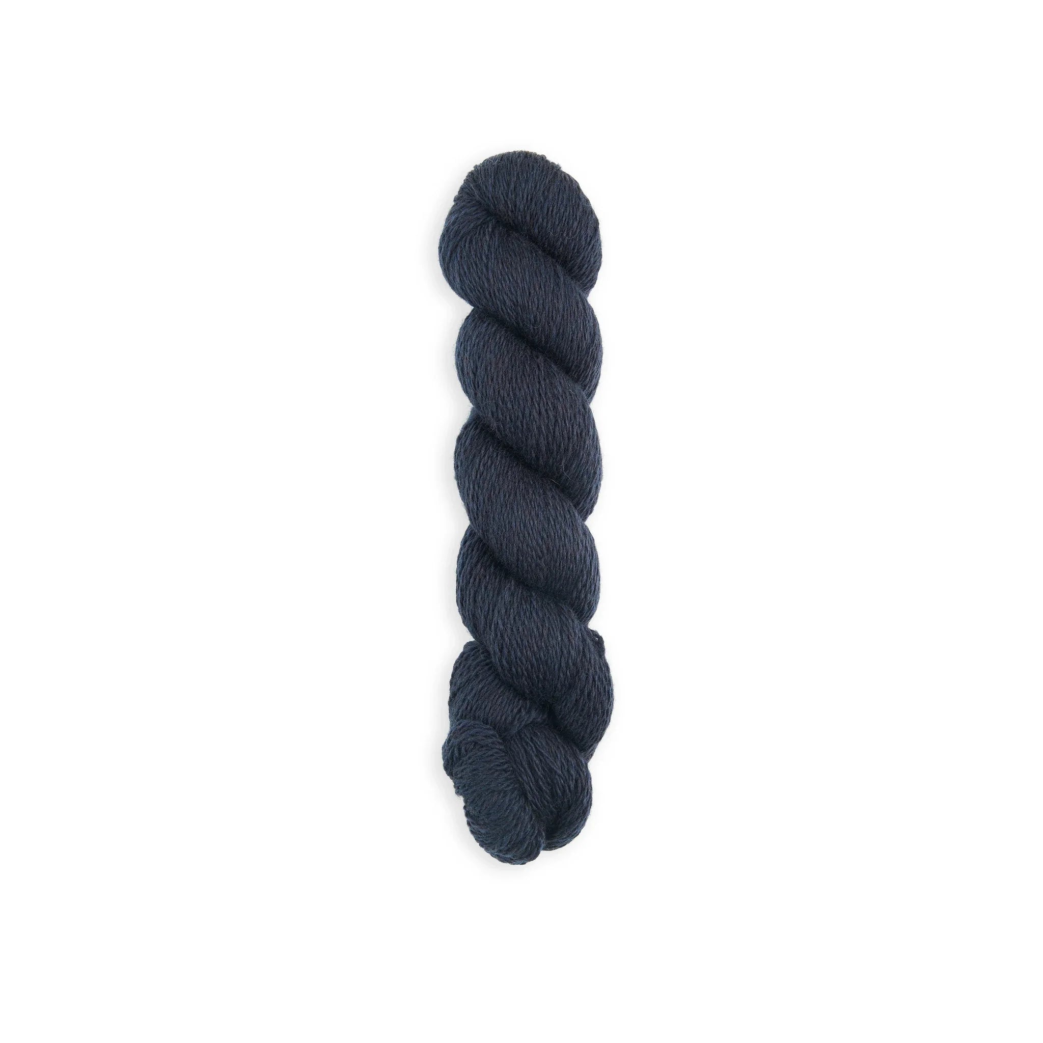 Bramble & Fleece Wooltrace 4 Ply British wool yarn in shade Perfect Navy 260