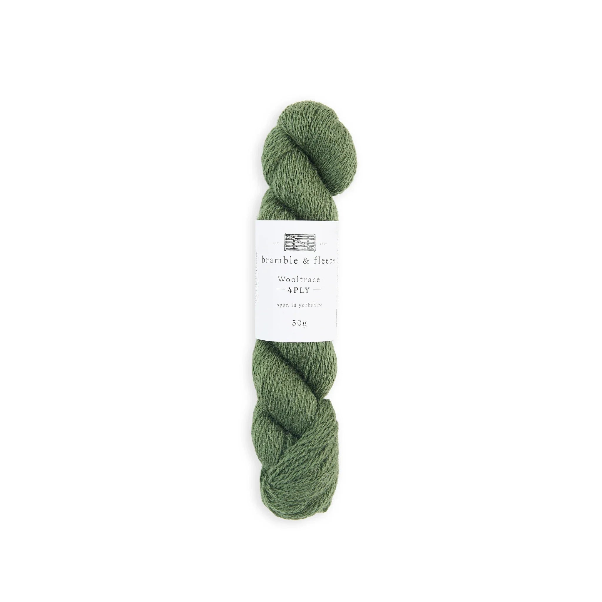 Bramble & Fleece Wooltrace 4 Ply skeins showing the range of shades