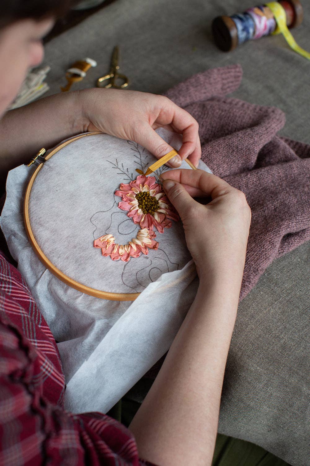 Embroidery on Knits