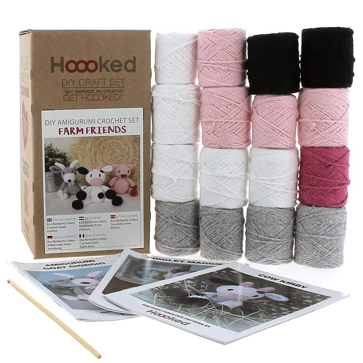 Hoooked - Amis de la ferme - Kit de crochet