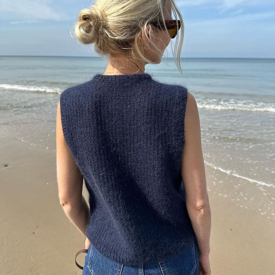 PetiteKnit Friday Slipover Knitting Kit - in KFO Merino & Soft Silk Mohair