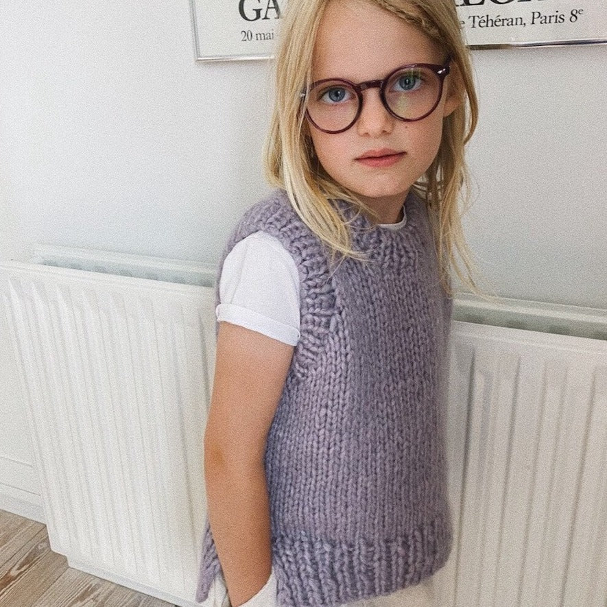 PetiteKnit Holiday Slipover Junior - Knitting Pattern