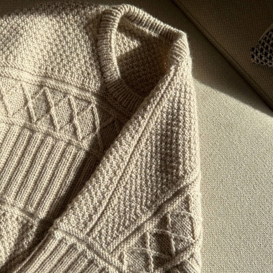 PetiteKnit Ingrid Sweater Man - Knitting Pattern
