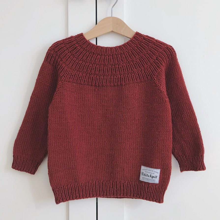 PetiteKnit Anker's Sweater - Knitting Pattern
