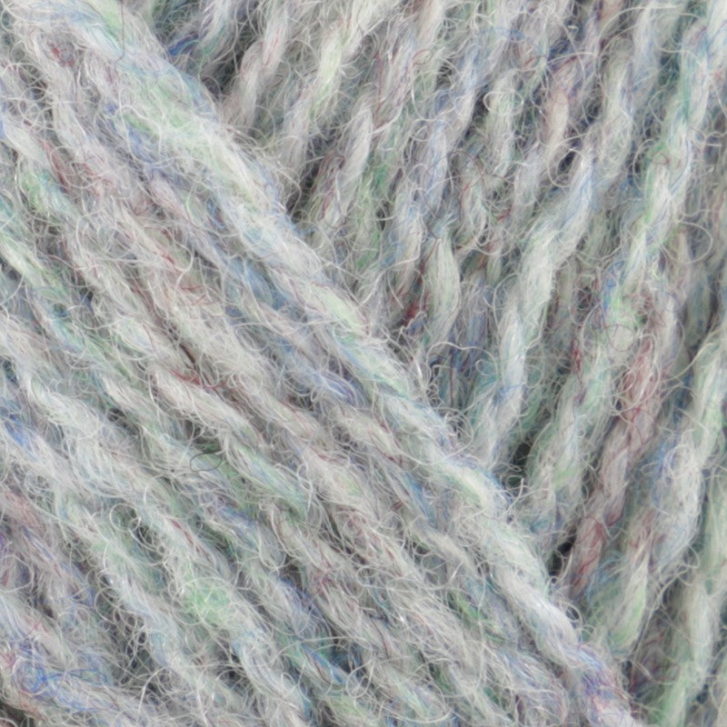 Jamieson & Smith 2ply Jumper weight colour 1280 Light Marled Blue Green