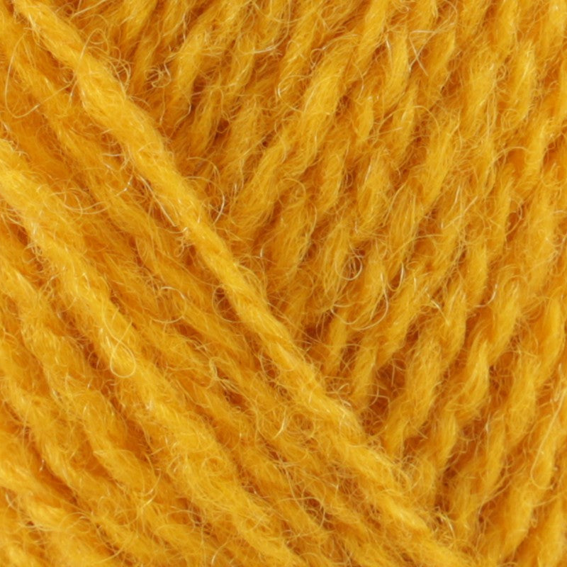 Jamieson & Smith 2ply Jumper weight colour 91 Egg Yoke Yellow