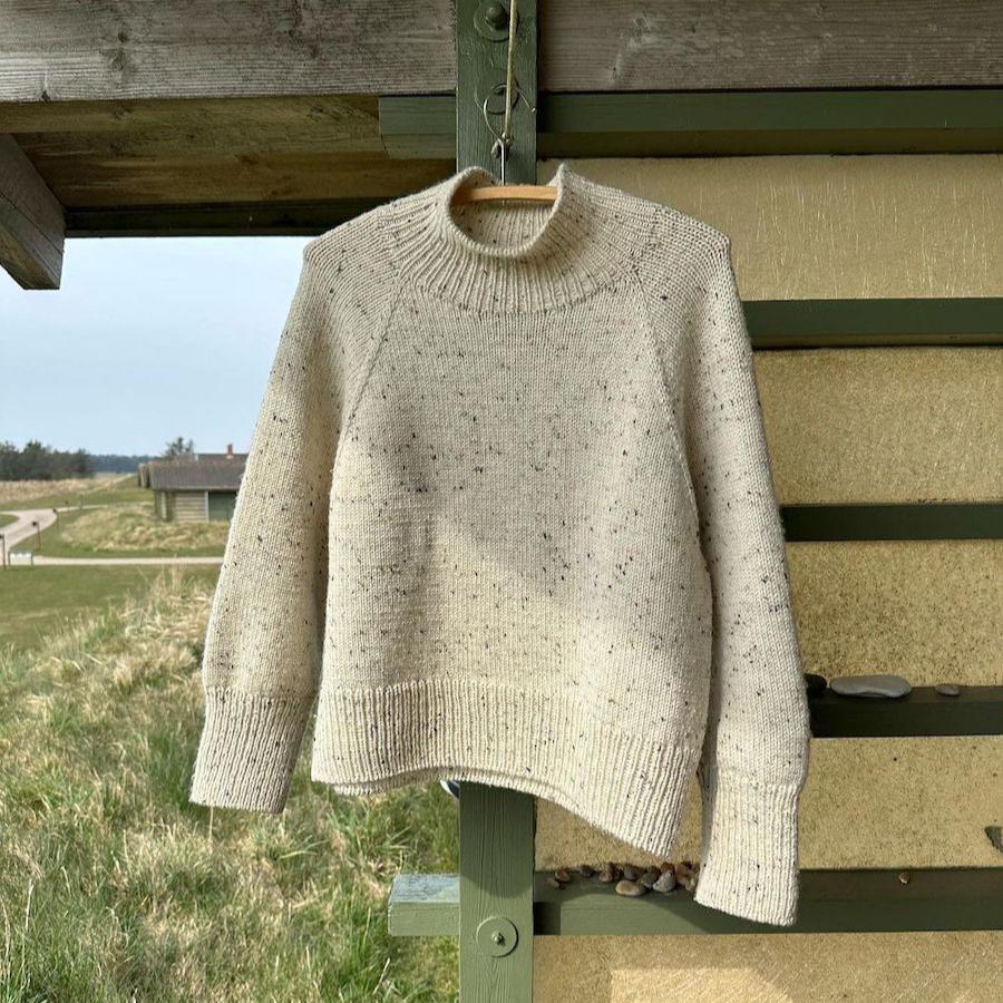 PetiteKnit Louvre Sweater Knitting Kit in WYS Wool Revival