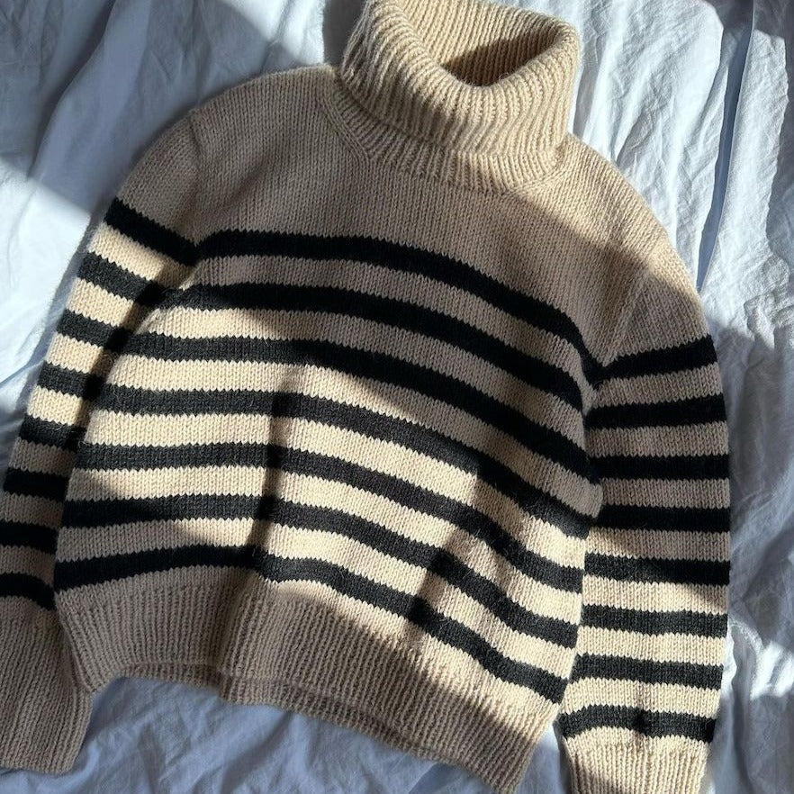 Pull Lyon PetiteKnit - Édition Chunky - Patron de tricot