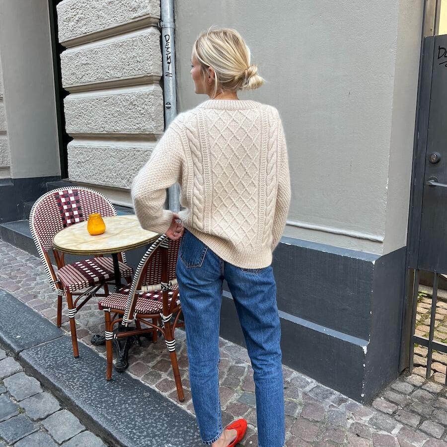 PetiteKnit Moby Sweater - Knitting Kit in Peer Gynt