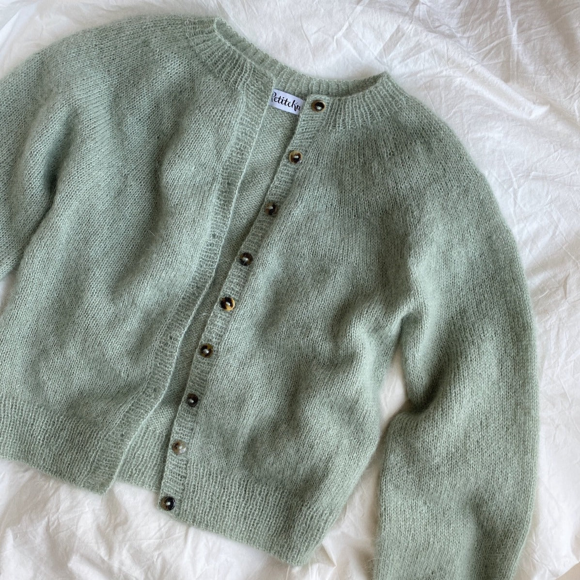 Novice Cardigan Mohair Edition - Knitting Kit - Limited Edition in Kidsilk Haze Colour
